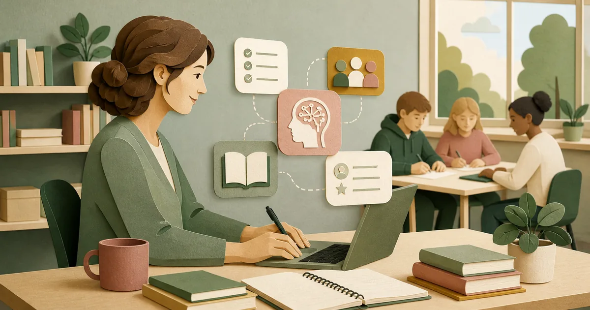 Illustration om: AI i undervisningen: Guide til lærere