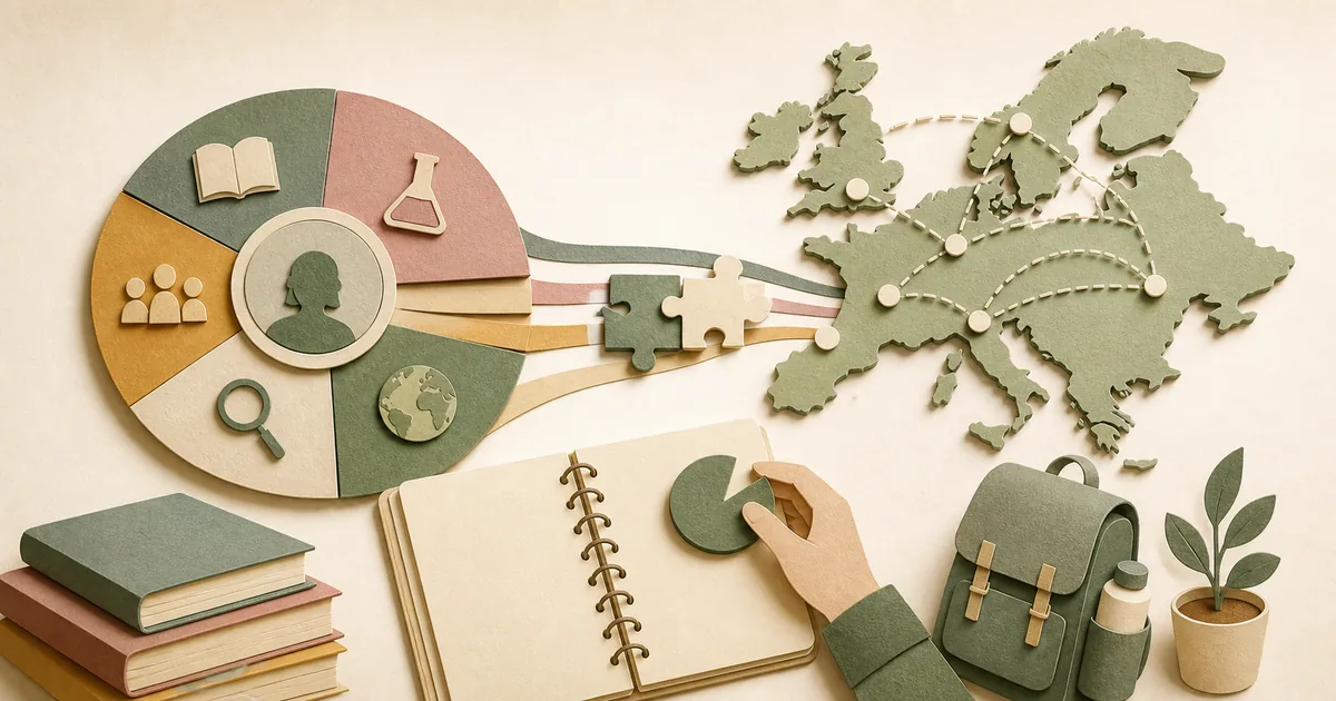Illustration om: ECTS-point forklaret: Guide til det europæiske pointsystem