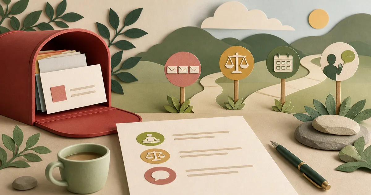 Illustration for: Debt collection letter in Denmark? Breathe — then do this