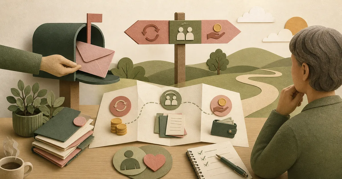 Illustration for: Letter from Udbetaling Danmark? Here is what it means — and what to do