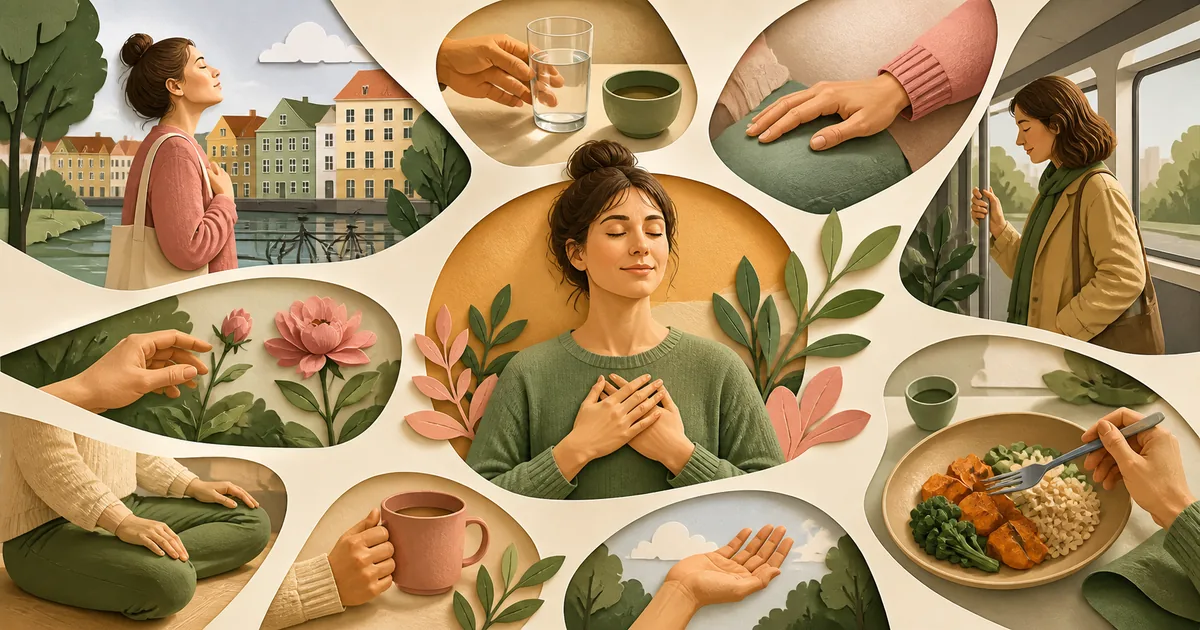 Illustration om: Hverdagsmindfulness: 9 enkle øvelser