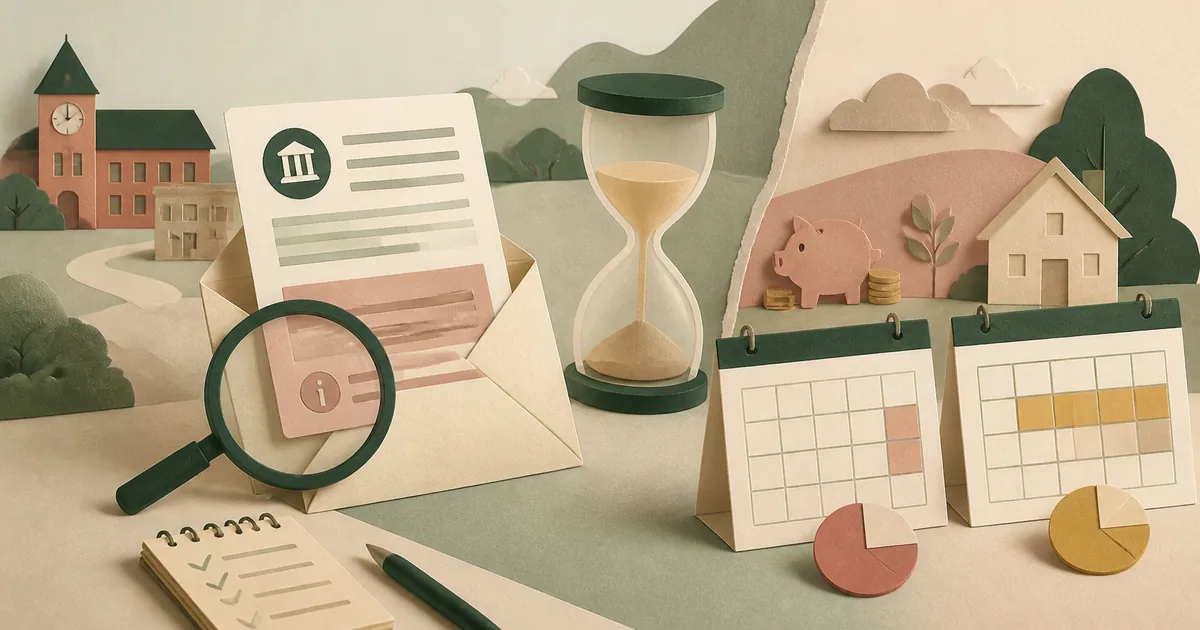 Illustration om: Klagefrist: hvor står den — og hvornår løber den fra?
