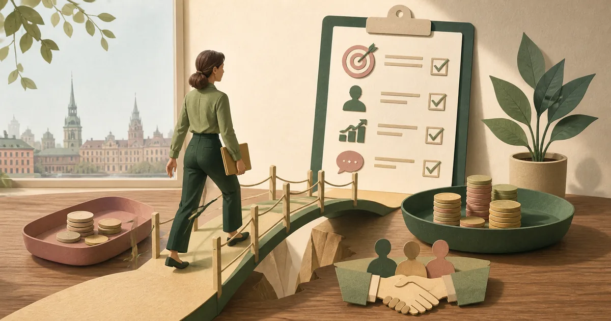 Illustration om: Lønforhandling: Strategi og tips til højere løn i Danmark (2026)