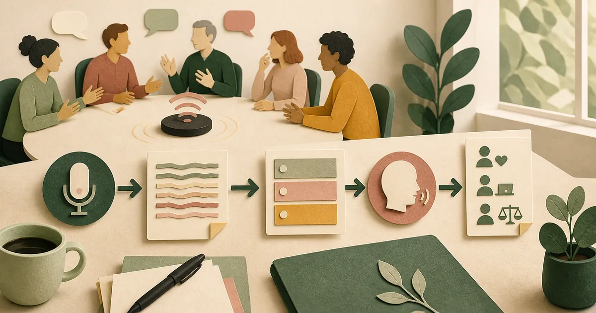 Illustration om: Ordblind og mødereferater: sådan tager du notater, der holder