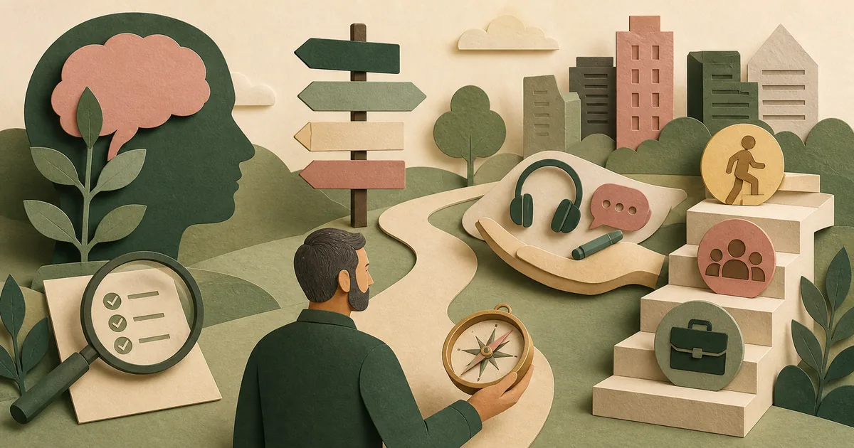 Illustration om: Ordblind som voksen: Den store guide til test, støtte og job (2026)