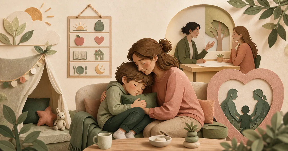 Illustration om: Særligt sensitive børn: Forældreguide