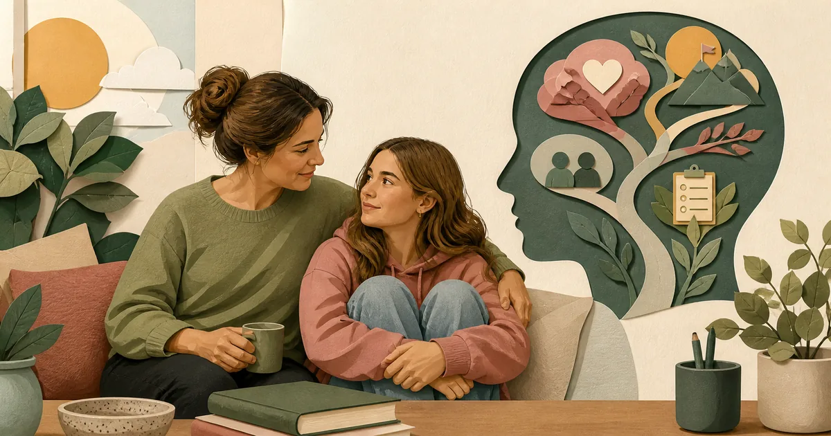 Teenagehjernens udvikling illustreret med voksende neurale forbindelser