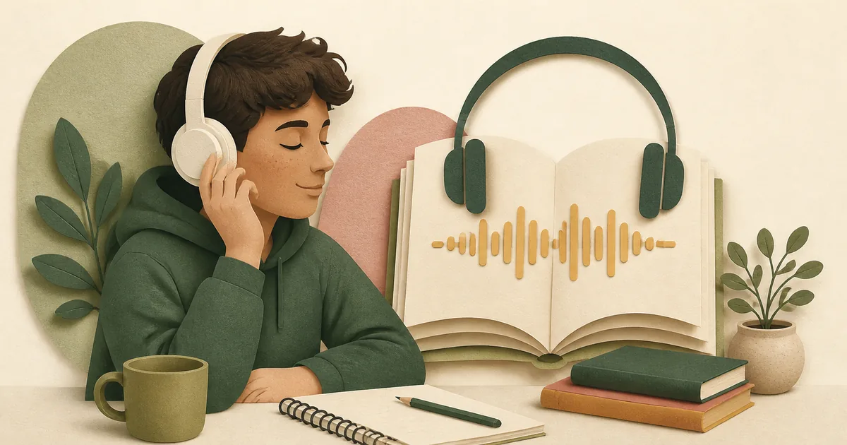 Illustration om: Tekst-til-tale for ordblinde: vælg værktøj til din tekst