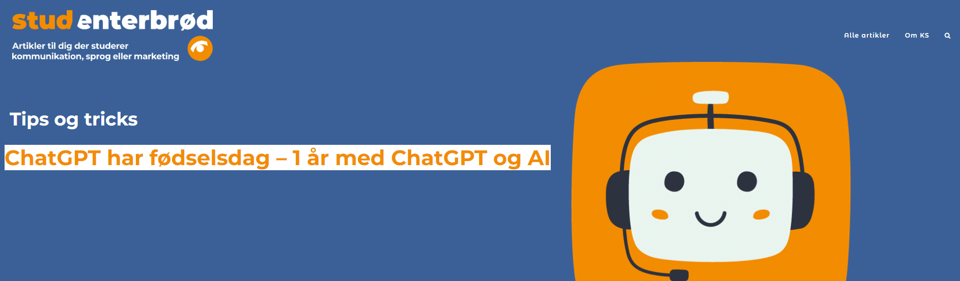 Studenterbrød artikel